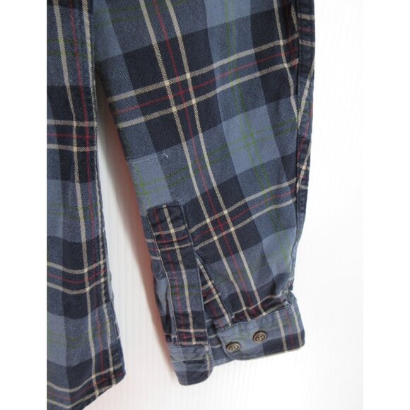 VINTAGE Gap Shirt Medium Button Down Plaid Pocket Classic Heritage * - Picture 3 of 11